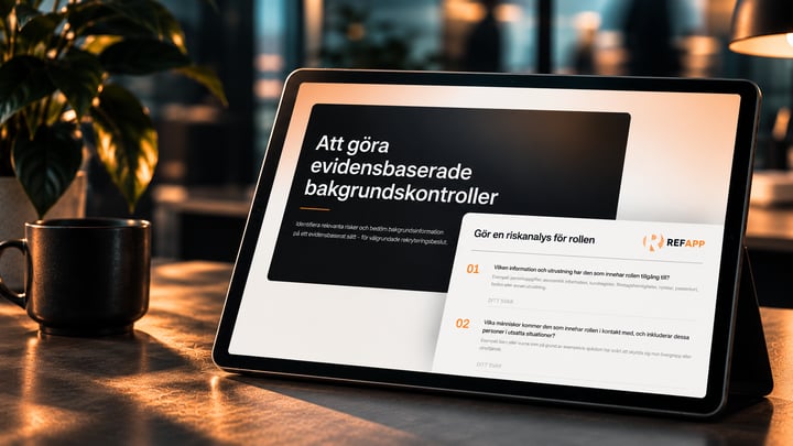 Från riskanalys till rätt bakgrundskontroller_guide och worksheet