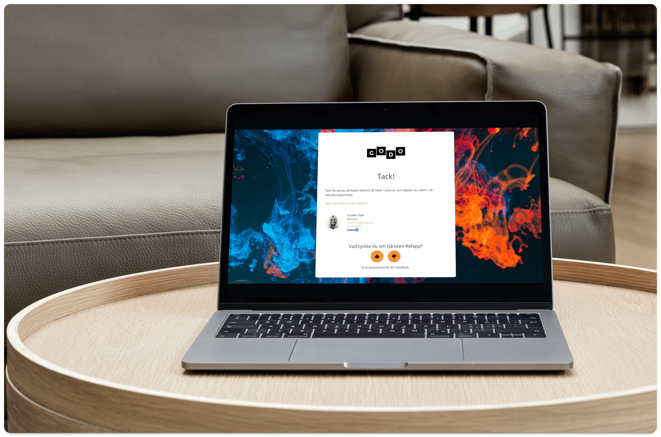 Digital referenstagning med Refapp - Smidigt, smart och säkert