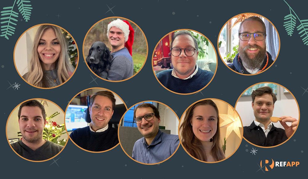 Christmas card for Refapp Employees
