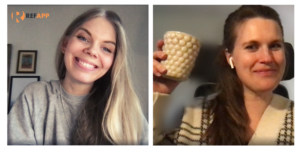 Emelie Dahl och Ebba Klementsson