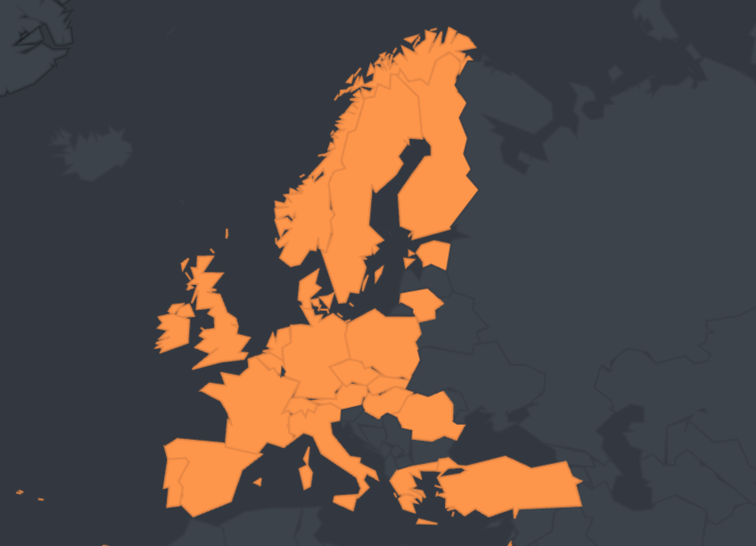 Map of Europe