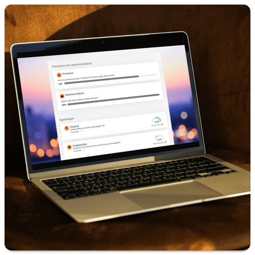 Refapp Insights referensrapport med benchmarking